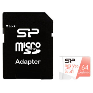 SILICON POWER MICRO SD SUPERIOR V30 64GB - Billede 1