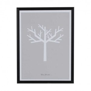 ALU SMAL SORT MAT 40X50CM - Billede 1