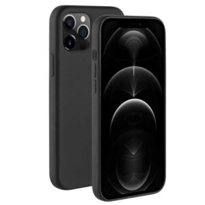 BE HELLO IPHONE 12/12PRO LIQUID SILICON CASE SORT - Billede 1