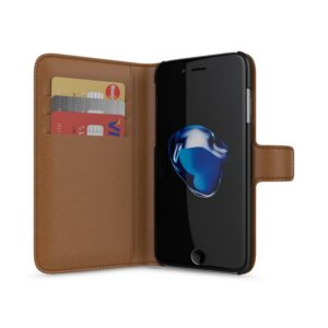 BE HELLO iPHONE X/Xs WALLET CASE BRUN 3KORT - Billede 1