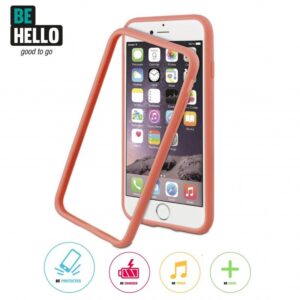 BE HELLO IPHONE 8/7/6 BUMPER CORAL - Billede 1