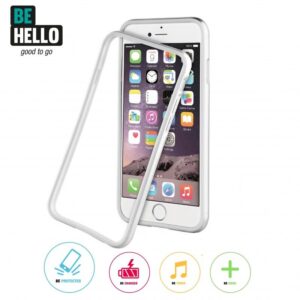 BE HELLO IPHONE 8/7/6 BUMPER SØLV - Billede 1