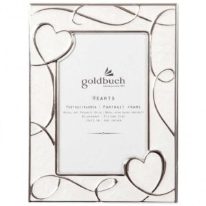 GOLDBUCH HEARTS 10X15CM METAL - Billede 1