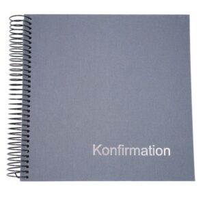 GOLDBUCH 127250 SPIRAL 20X20CM KONFIRMATION GRÅ - Billede 1