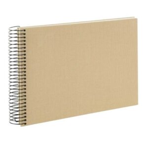 GOLDBUCH 20506 SPIRAL BEIGE-HVID 24X17 CM - Billede 1
