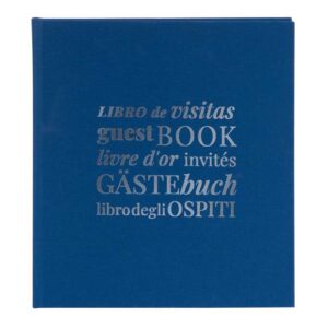 GOLDBUCH 48595 GÆSTEBOG LINUM 2.0 BLÅ - Billede 1