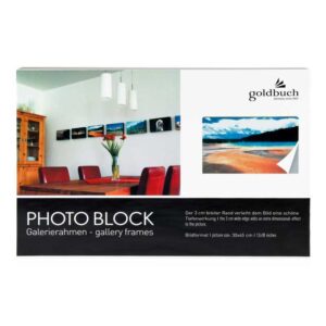 GOLDBUCH PHOTOBLOK GRÅ 30X45CM - Billede 1