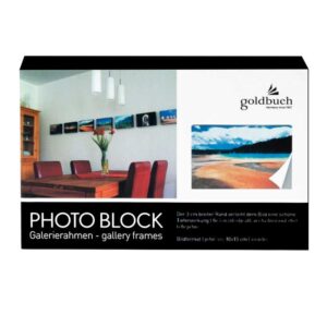 GOLDBUCH PHOTOBLOK SORT 10X15CM - Billede 1