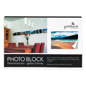 GOLDBUCH PHOTOBLOK SORT 20X30CM - Billede 1