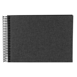 GOLDBUCH SPIRAL ANTRAZIT-SORT 24X17 CM - Billede 1