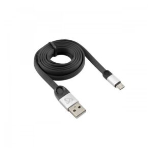 SBOX 2,4A MICRO USB KABEL SORT - Billede 1