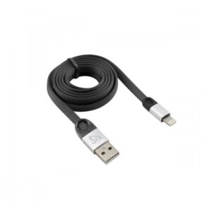 SBOX 2,4A USB iPHONE KABEL SORT - Billede 1