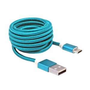 SBOX MICRO KABEL 1,5M BLÅ - Billede 1