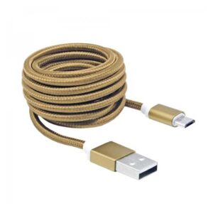 SBOX MICRO KABEL 1,5M GOLD - Billede 1
