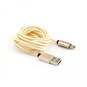 SBOX USB-C KABEL 1,5M GOLD - Billede 1