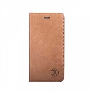 JT BERLIN IPHONE Xs MAX TEGEL LÆDER WALLET BRUN - Billede 1