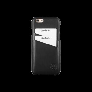 JT BERLIN IPHONE 8/7/6 PLUS COVER M/KORT LÆDER SORT - Billede 1