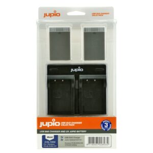 JUPIO OLYMPUS 2X BATTERI PS-BLS5+DUO CHARGER - Billede 1