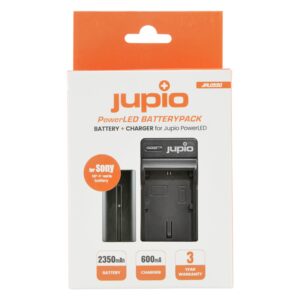 JUPIO BATTERYPACK SONY F550 M/CHARGER - Billede 1