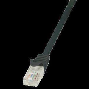 LOGILINK CAT 6 NETVÆRKSKABEL 2M SORT - Billede 1
