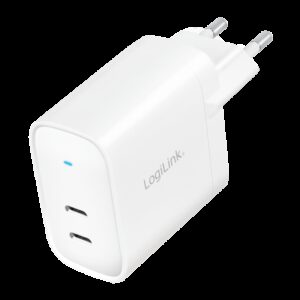 LOGILINK 220V 2XUSB-C PD 65W - Billede 1