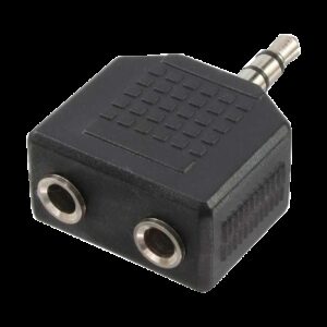 LOGILINK 3.5MM JACK SPLITTER 1XM 2XF - Billede 1