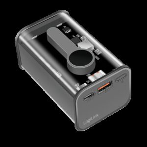 LOGILINK POWERBANK 10000MAH TRANSPARENT - Billede 1