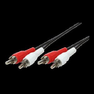 LOGILINK RCA PHONO KABEL M-M 5M - Billede 1