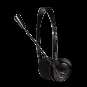 LOGILINK STEREO HEADSET M/MIKROFON 2X3.5MM JACK - Billede 1
