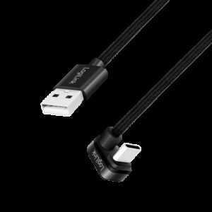 LOGILINK USB 2.0 A-C VINKEL KABEL 3M - Billede 1
