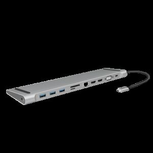 LOGILINK USB-C 3.2 DOCK STATION 11XPORT - Billede 1