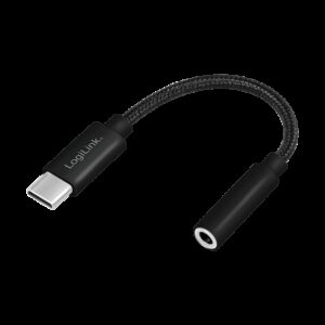 LOGILINK USB-C - 3,5MM MINI JACK ADAPTER - Billede 1
