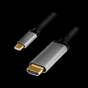 LOGILINK USB-C/M - HDMI-A/M KABEL 1.8M - Billede 1