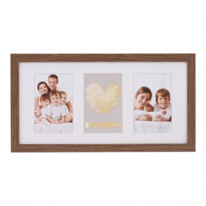 MILANO MØRK EG 10X15CM X3 LODRET - Billede 1