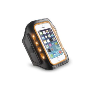 MUVIT LED SPORTS ARMBÅND X-LARGE ORANGE - Billede 1