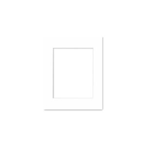PASSEPARTOUT HVID 9x12CM - 6x9CM - Billede 1