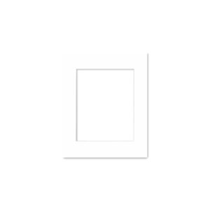 PASSEPARTOUT HVID 70X100 - 60X80 CM - Billede 1