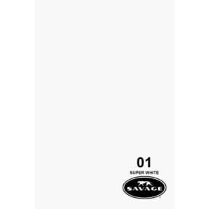 SAVAGE 01 SUPER WHITE 272CM X 11M - Billede 1