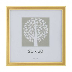 SLIM TRÆ GULD 20X20CM - Billede 1