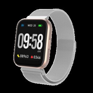 SWISS GO SMART UR ZURICH ROSE - MESH SØLV REM - Billede 1