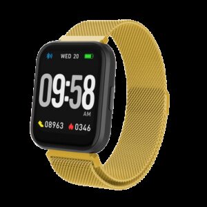 SWISS GO SMART UR ZURICH SORT - MESH GULD REM - Billede 1