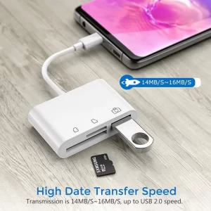 HHC KORTLÆSER/HUB LIGHTNING - Billede 2