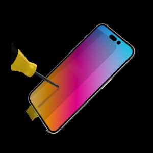 BE HELLO IPHONE 14 PRO MAX HIGH IMPACT GLASS - Billede 2
