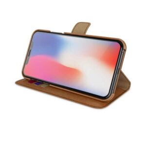 BE HELLO iPHONE X/Xs 2IN1 WALLET CASE BRUN - Billede 3
