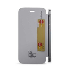 BE HELLO IP8/7/6 BOOK CASE TRANS HVID - Billede 2