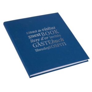 GOLDBUCH 48595 GÆSTEBOG LINUM 2.0 BLÅ - Billede 2