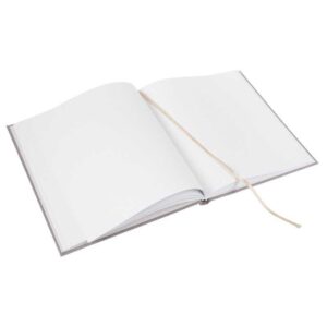 GOLDBUCH 48599 GÆSTEBOG LINUM 2.0 LYS GRÅ - Billede 3