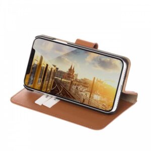 JT BERLIN IPHONE Xs KREUZ LÆDER WALLET BRUN - Billede 3