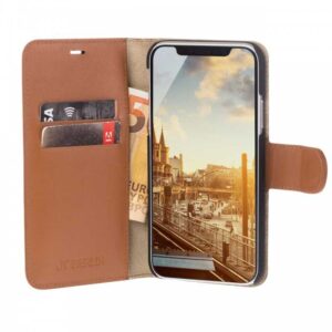 JT BERLIN IPHONE Xs KREUZ LÆDER WALLET BRUN - Billede 4