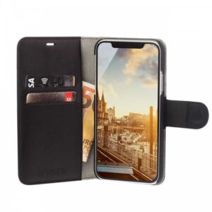 JT BERLIN IPHONE Xs MAX KREUZ LÆDER WALLET SORT - Billede 4